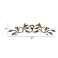 32 Inch Olive Branch Metal Wall Decor Green And Brown