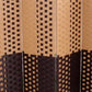 70.75" In Handcrafted Paper Straw Weave 4 Panel Screen On 2" Legs Brown/Espresso Brown