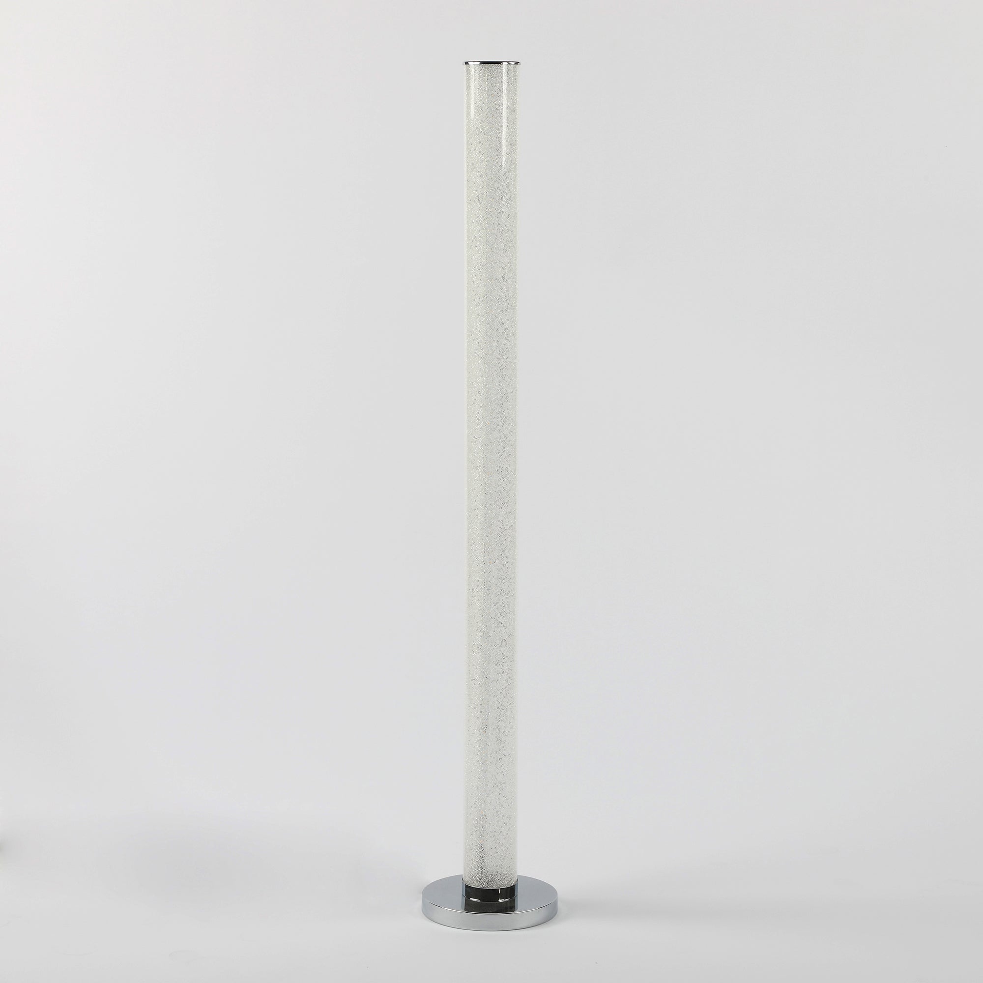 49" In 12V Led Illuminari White Crystal Sandrocks Column Floor Lamp 360pcs