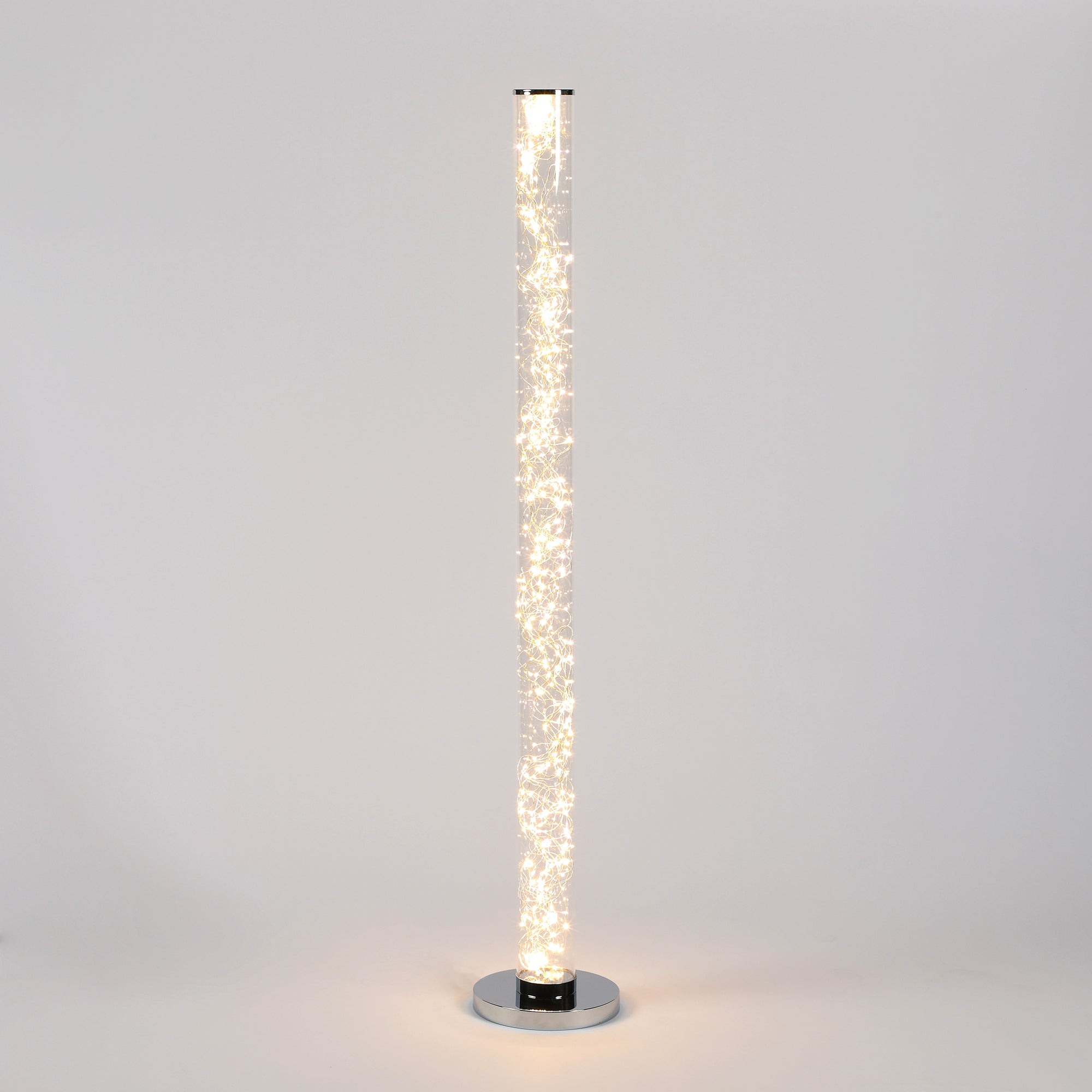 49" In 12V Exposed Rope Led Minari Clear Column Floor Lamp 360pcs-zoom-2