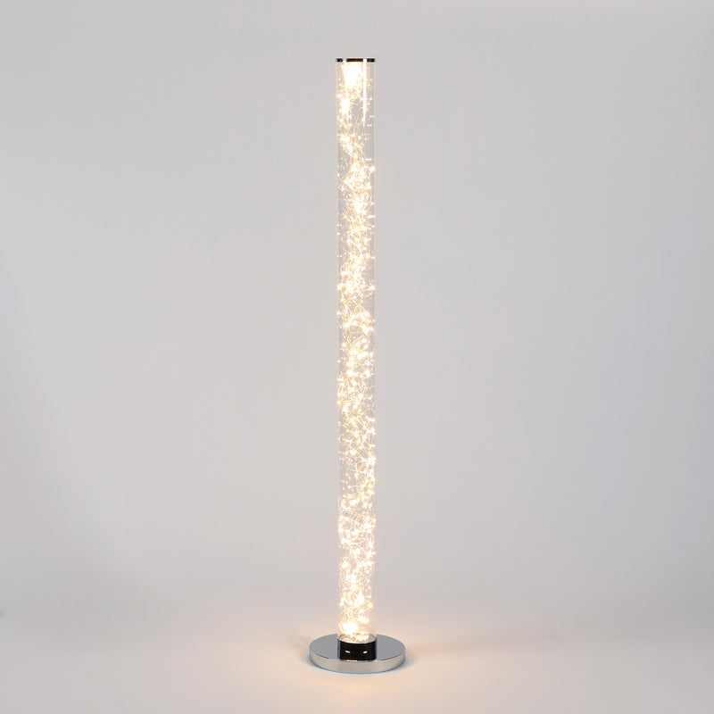 49" In 12V Exposed Rope Led Minari Clear Column Floor Lamp 360pcs-zoom-