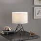 17.5" In Watson Espresso Metal Tripod Table Lamp
