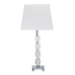 25" In Wendi Glam Crystal Cube Ice Table Lamp