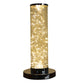 13" In Exposed Rope Led Minari Clear Column Table Lamp