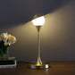 16" In Kelsey Led Brush Gold Exposed Shade Touch-on Table Lamp
