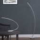 62.25" In Bradie Brushed Nickel Led Arc Tube Floor Lamp