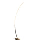 62.25" In Bradie Brushed Nickel Led Arc Tube Floor Lamp