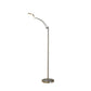 54" In Tinsley Silver Integrated Led Task Floor Lamp