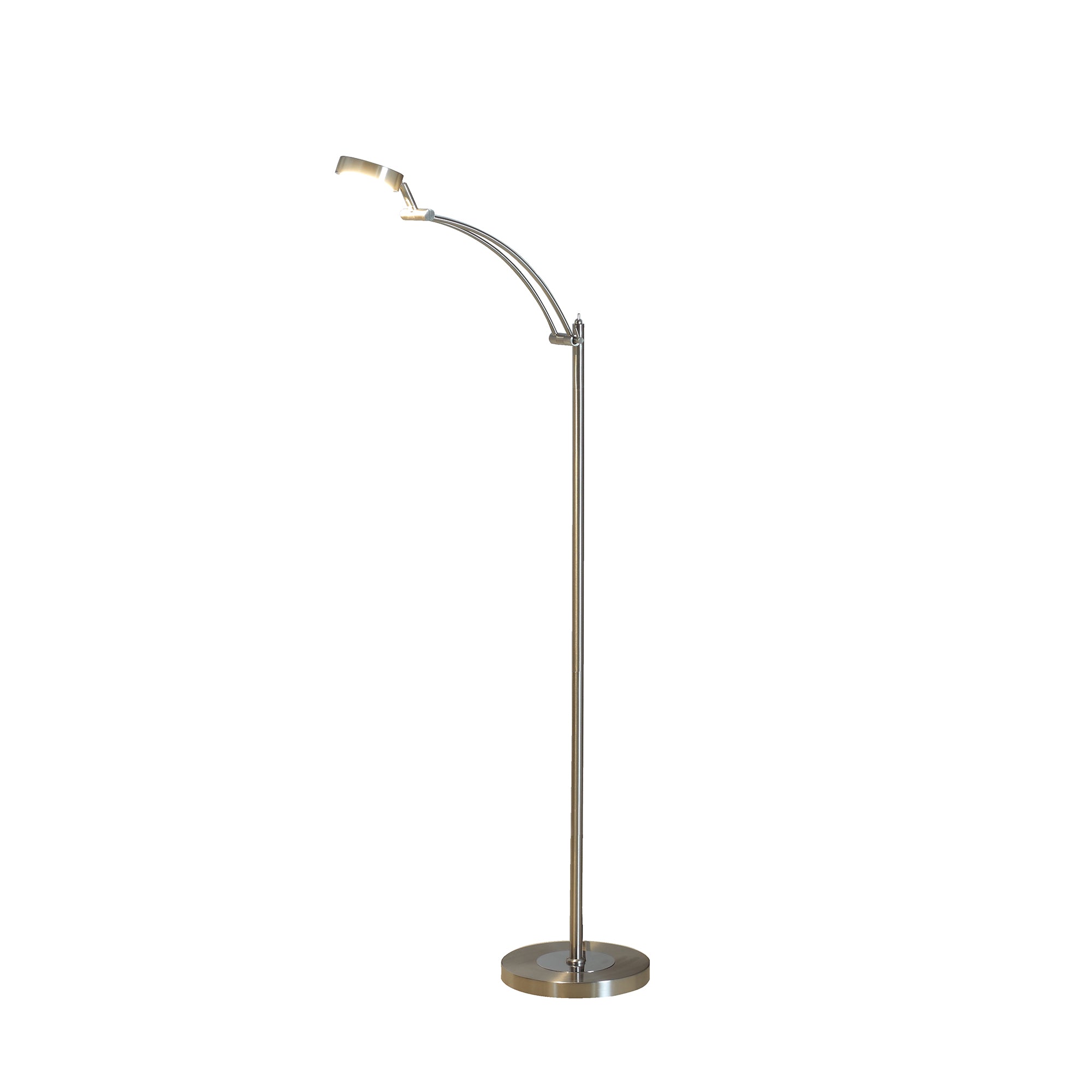 54" In Tinsley Silver Integrated Led Task Floor Lamp-zoom-2
