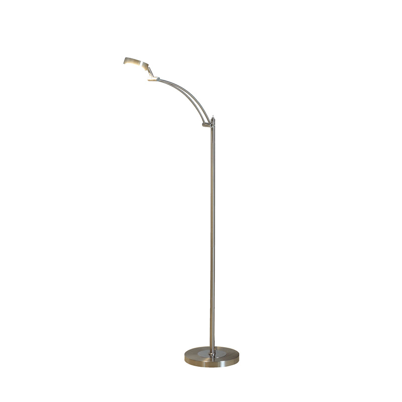 54" In Tinsley Silver Integrated Led Task Floor Lamp-zoom-