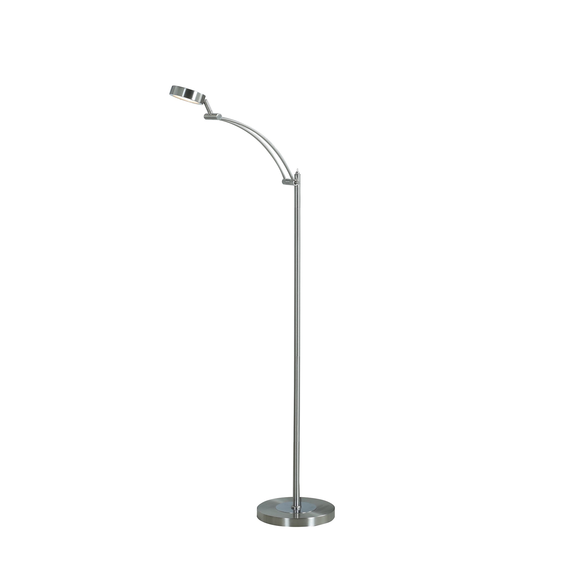 54" In Tinsley Silver Integrated Led Task Floor Lamp-zoom-1