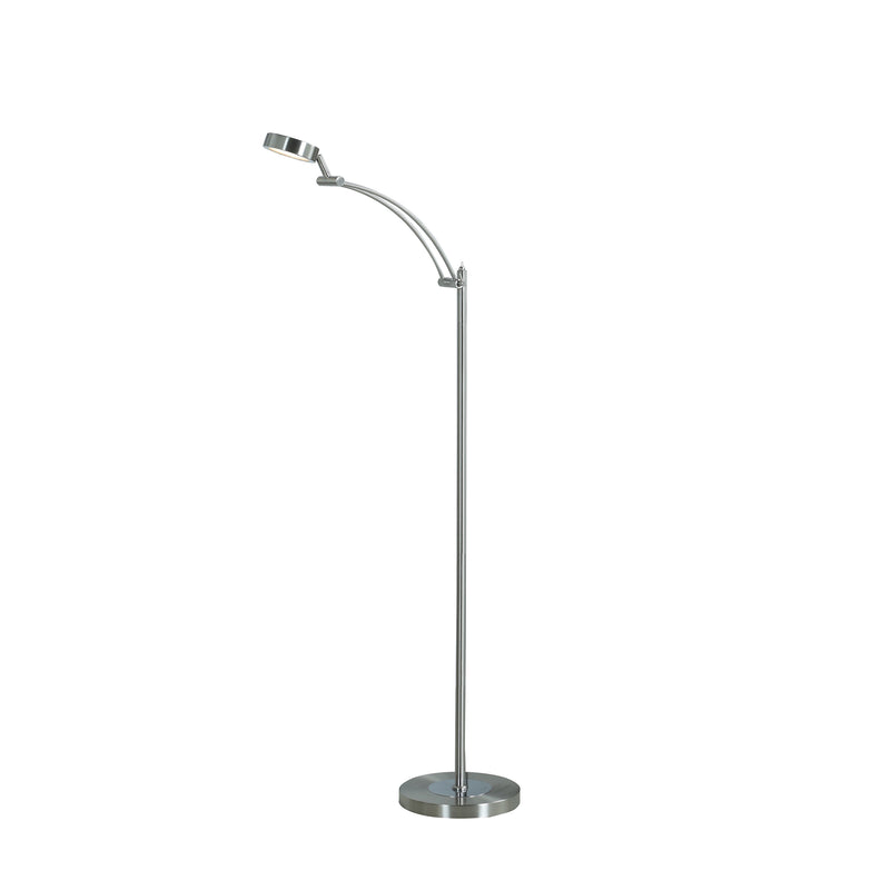 54" In Tinsley Silver Integrated Led Task Floor Lamp-zoom-