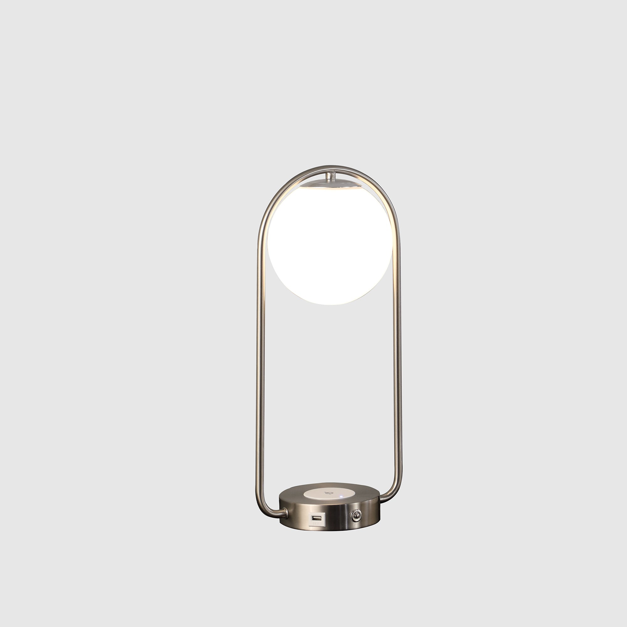 19.25" In Neilsen Retro Table Lamp W/ Charging Station & Usb Port