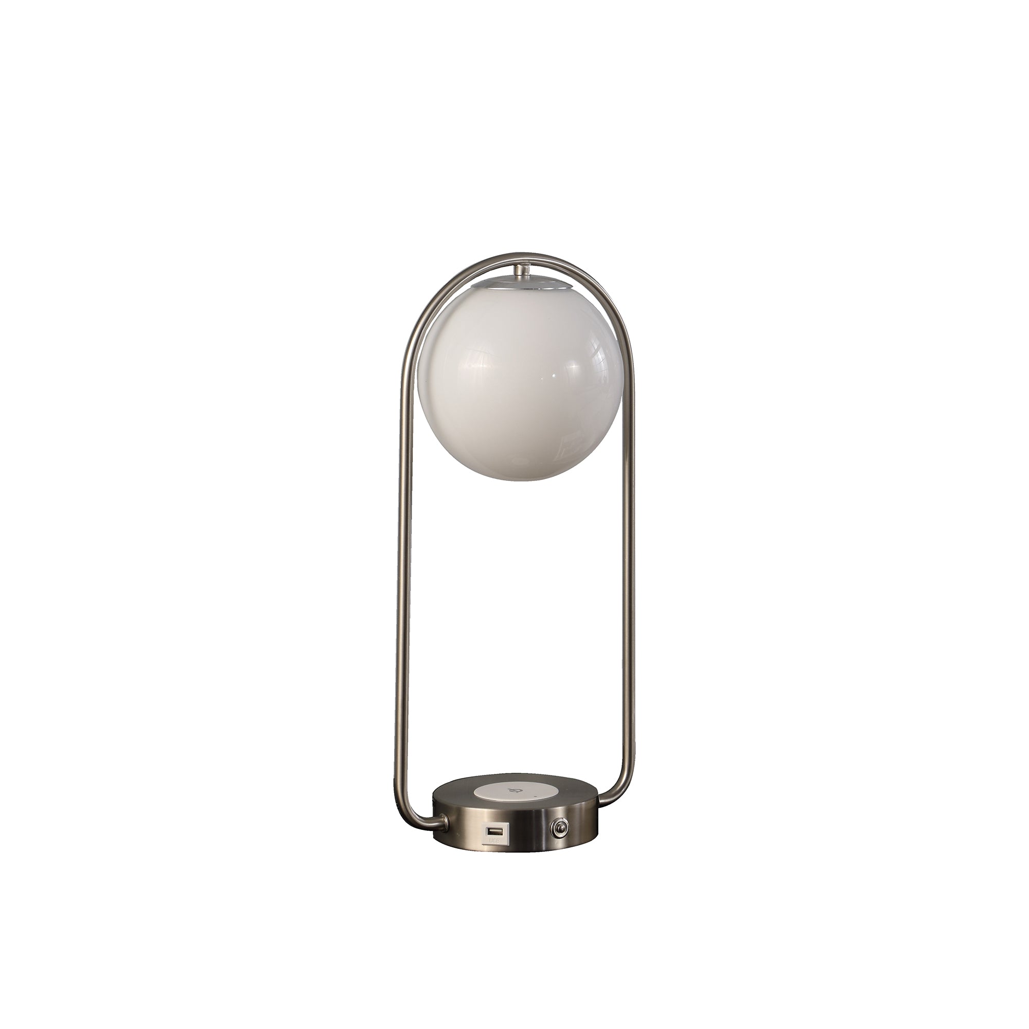 19.25" In Neilsen Retro Table Lamp W/ Charging Station & Usb Port