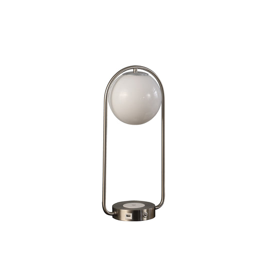 19.25" In Neilsen Retro Table Lamp W/ Charging Station & Usb Port