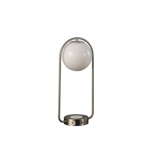 19.25 In Neilsen Retro Table Lamp W/ Charging Station & Usb Port