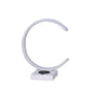 13.5" In C Shape Led W/ Usb/wireless Charger Port Table Lamp