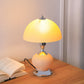 15.75" H Erte Blush Pink Art Deco Glass W/ Night Light Table Lamp