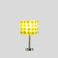 18.25" In Yellow Roses In Bloom Acrylic/metal Table Lamp