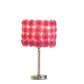 18.25" In Pink Roses In Bloom Acrylic/metal Table Lamp