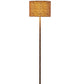 59" In Faux Suede Leopard Print Floor Lamp