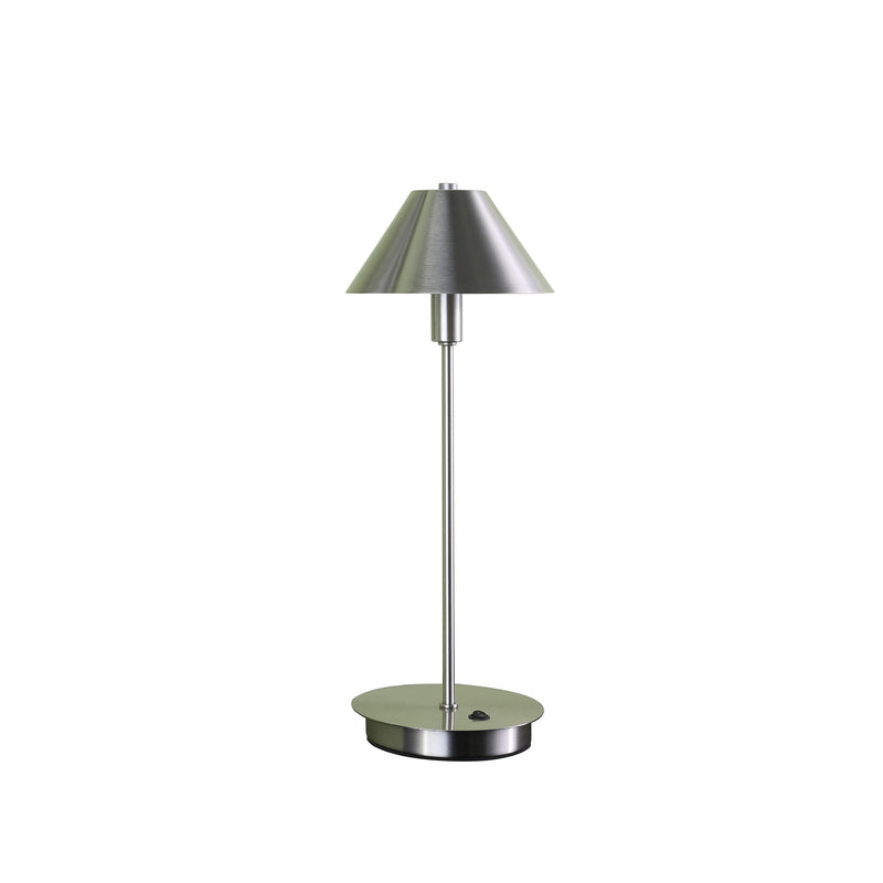 17.5" In Ryder Silver Nickel G-9 Led Table Lamp-zoom-
