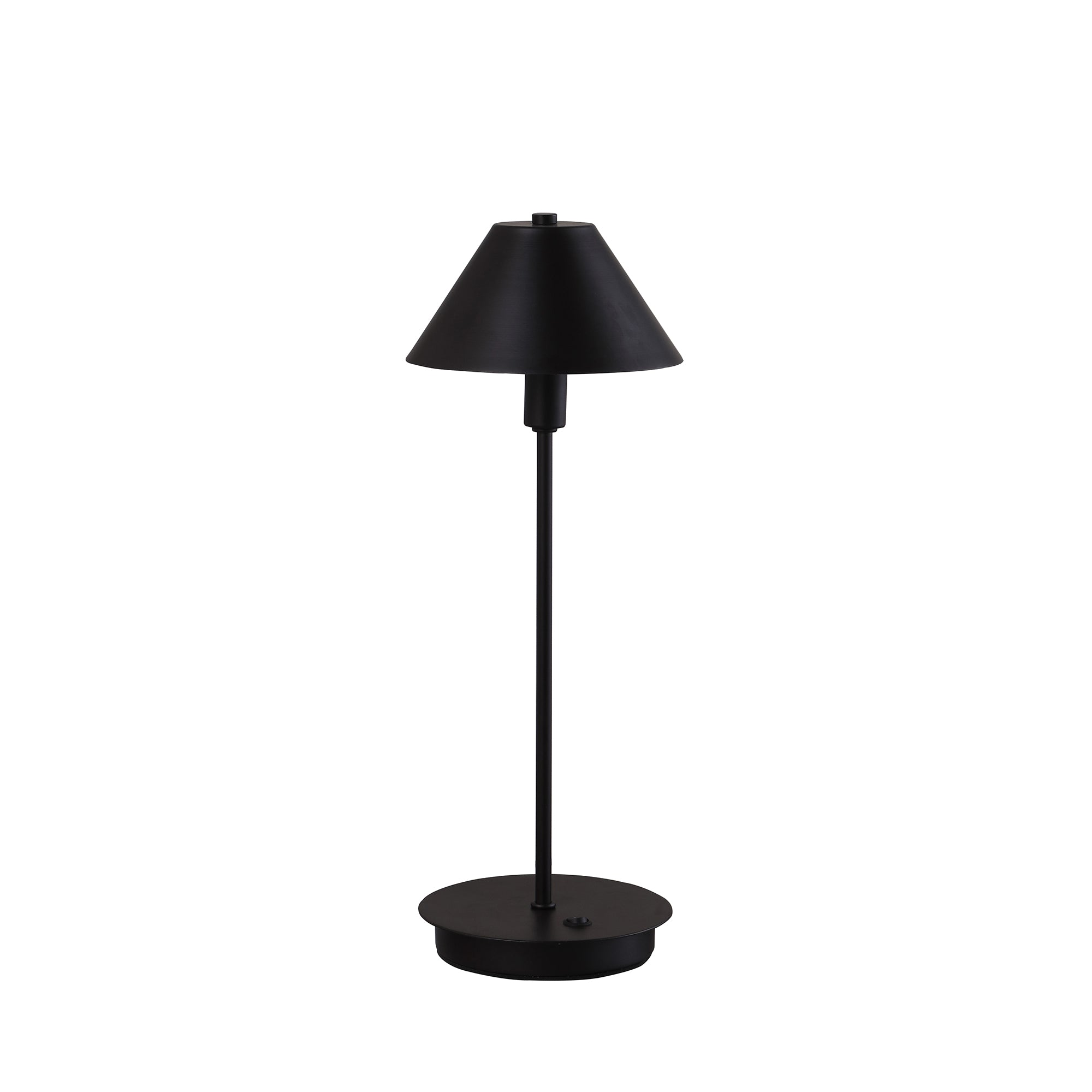 17.5" In Rowan Matte Powder Black G-9 Table Lamp-zoom-1