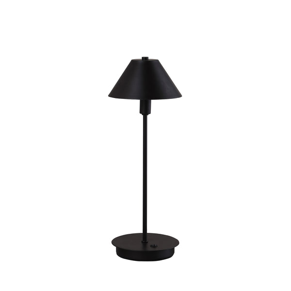 17.5 In Rowan Matte Powder Black G-9 Table Lamp