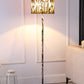 59" In Faux Suede Tiger Print Floor Lamp