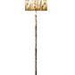 59" In Faux Suede Tiger Print Floor Lamp