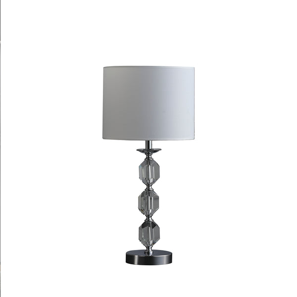 21 In Tilli Hexagonal Prism Crystal Orb Table Lamp