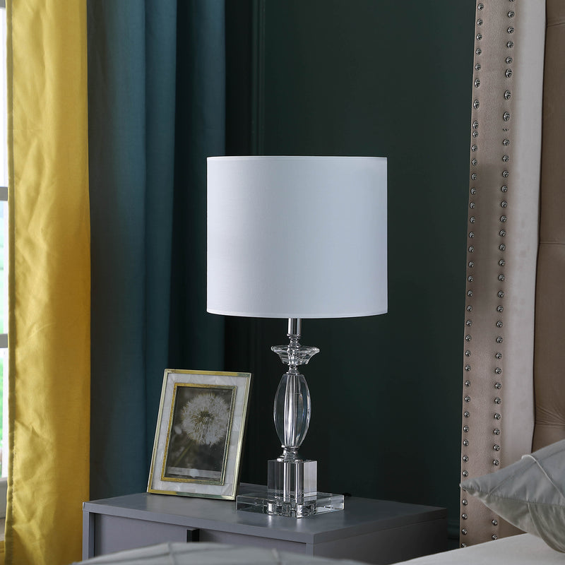 23.25" In Emmil Cut Crystal Modern Table Lamp-zoom-