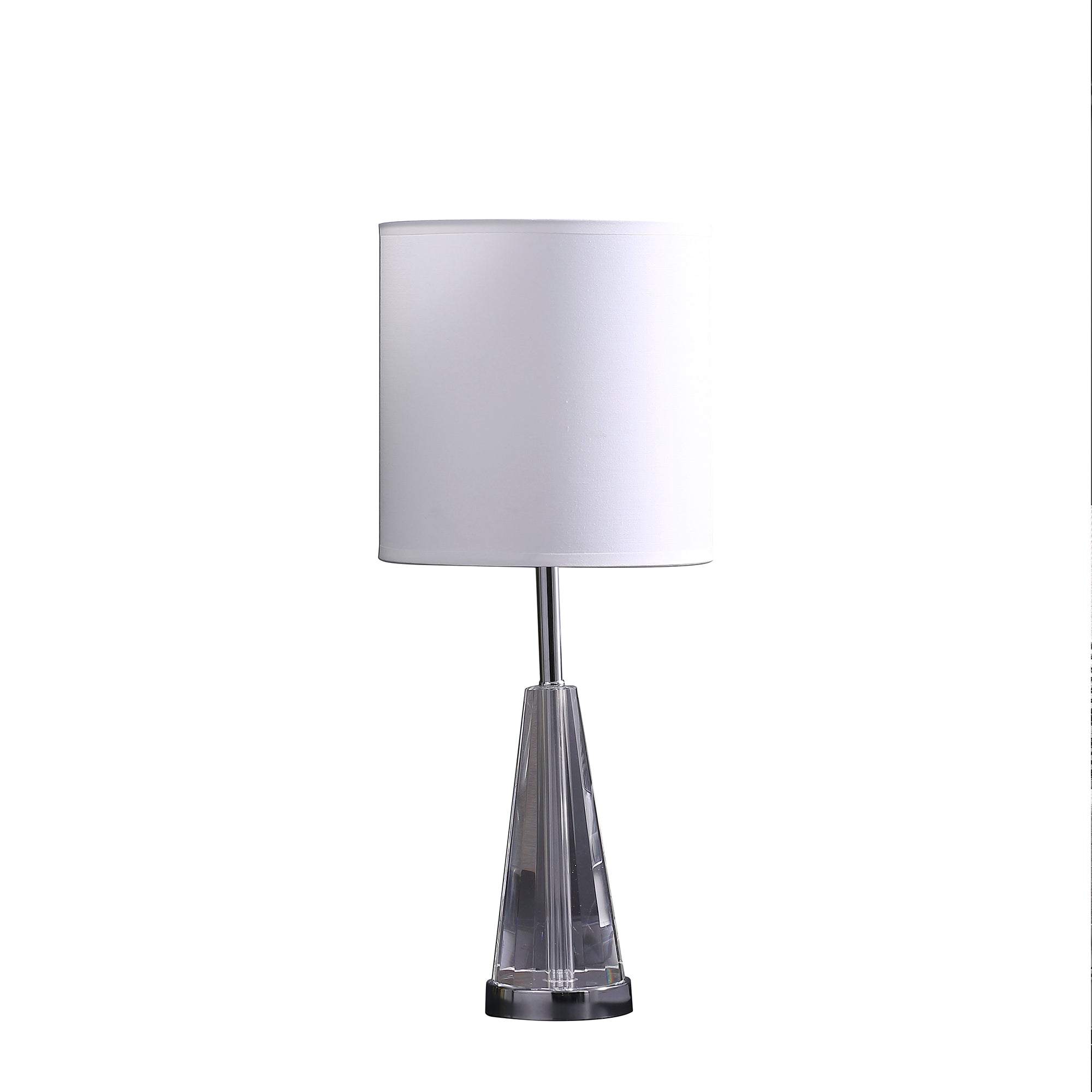 21.5" In Elli Prism Cone Shape Crystal Table Lamp-zoom-1