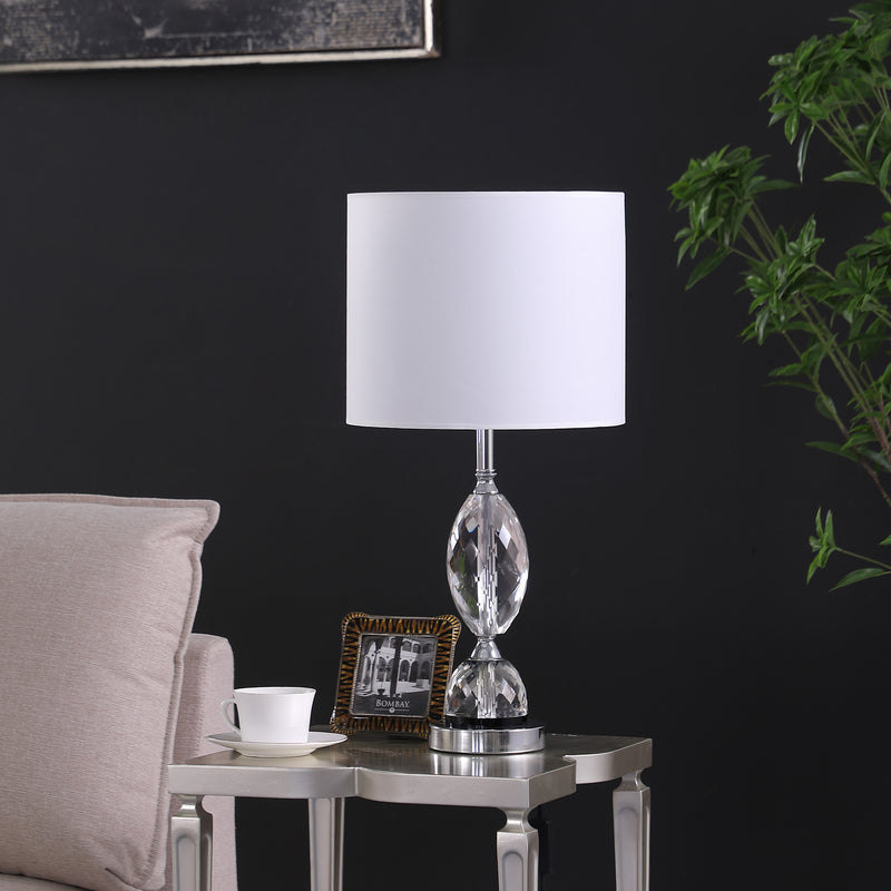 23.75" In Georgia Pear Cut-crystal Modern Table Lamp-zoom-