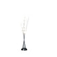 46" In 11-light Acrylic Globe Aluminun Led Chrysanthe Silver Chrome Metal Floor Lamp
