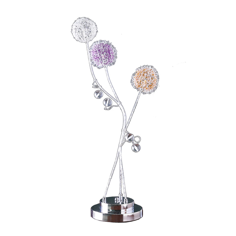 28" In 3 Aluminum Led Zeus Metal Table Lamp-zoom-