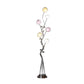 58.5" In 6 Aluminum Led Zeus Metal Floor Lamp