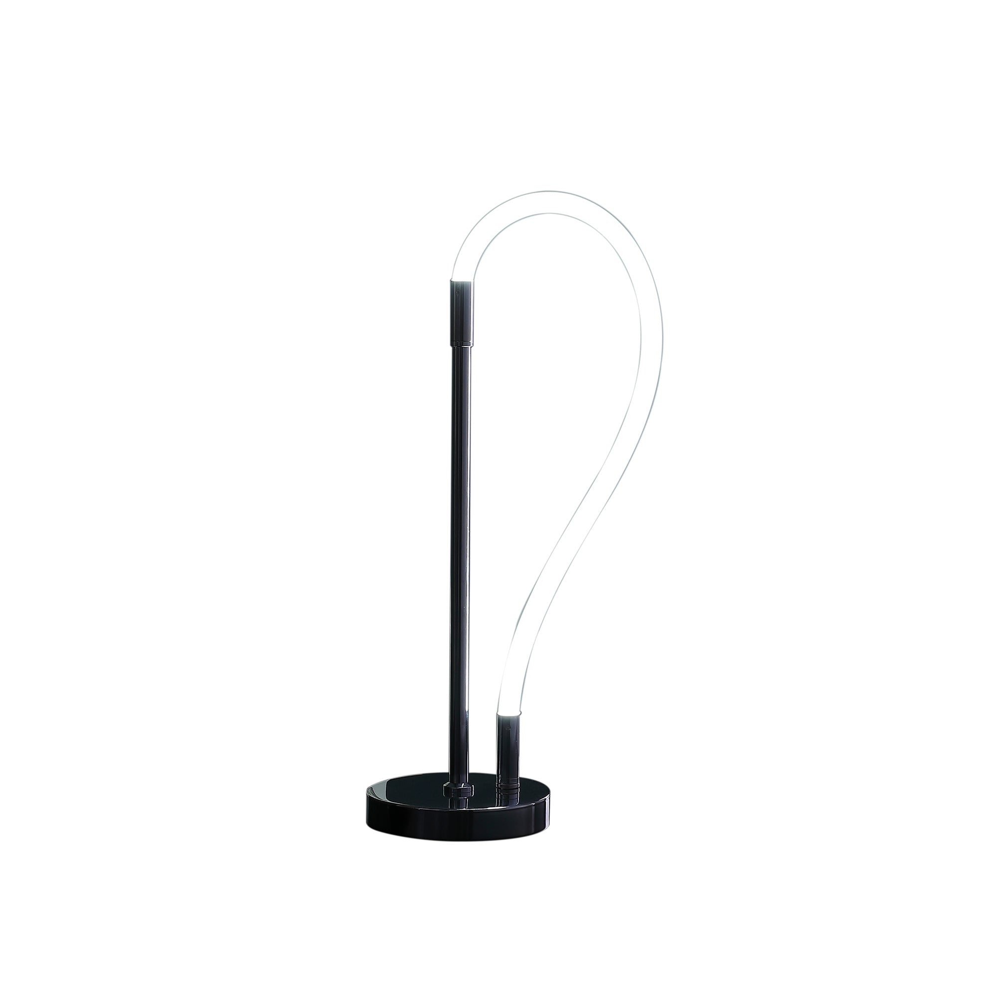20.25" In Elastilight Led Tube W/ Magnetic End Contemporary Chrome Silver Table Lamp-zoom-2