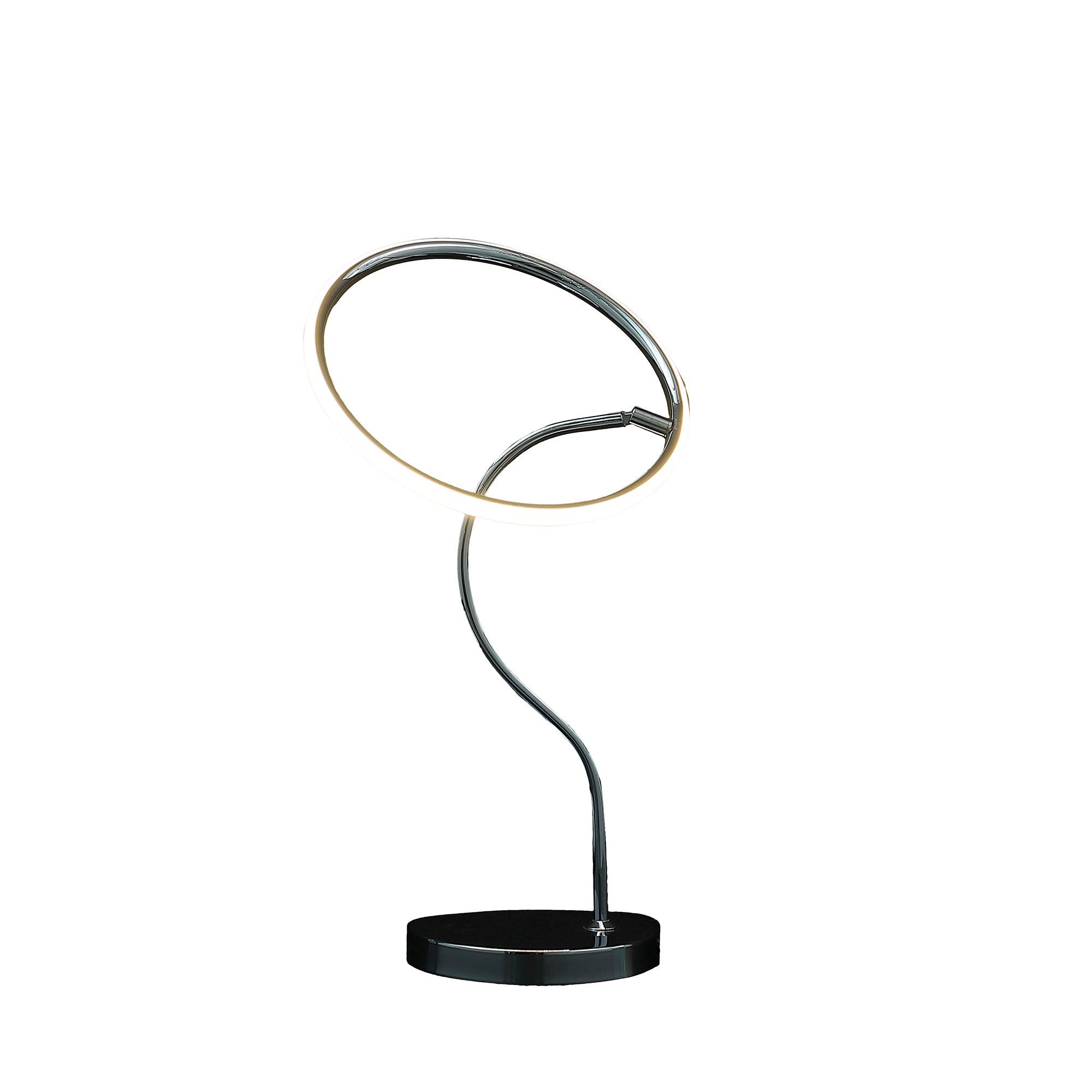 25.5" In Circular Halo Ring Led Modern Table Lamp-zoom-2