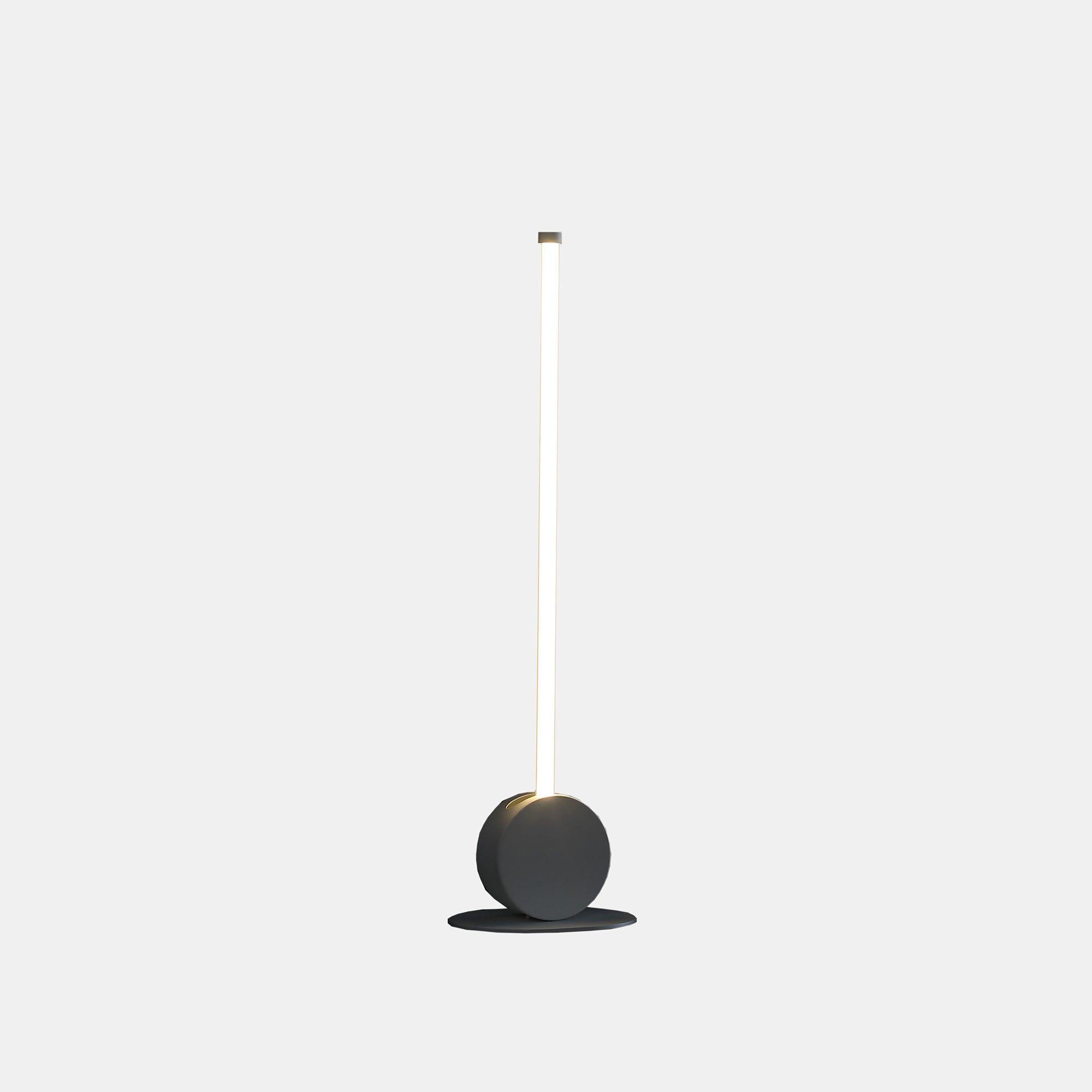 23" In Modern Led Leaning Towering Stick Metal Table Lamp-zoom-4