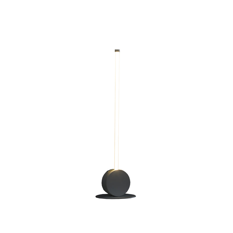 23" In Modern Led Leaning Towering Stick Metal Table Lamp-zoom-