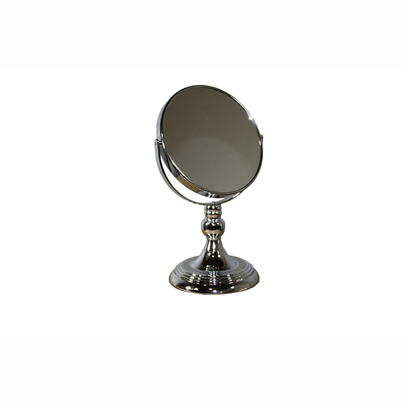 12.25" Round X5 Magnify Mirror Silver Chrome