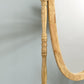 59.25" In Oval Cheval Standing Mirror Natural