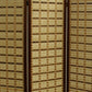 70.25" In Two Tone Bamboo 3-panel Walnut Room Divider