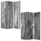 Screen Gems Distressed Wood Canvas Screen