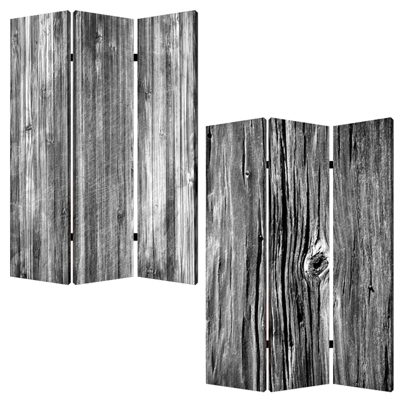 Screen Gems Distressed Wood Canvas Screen-zoom-