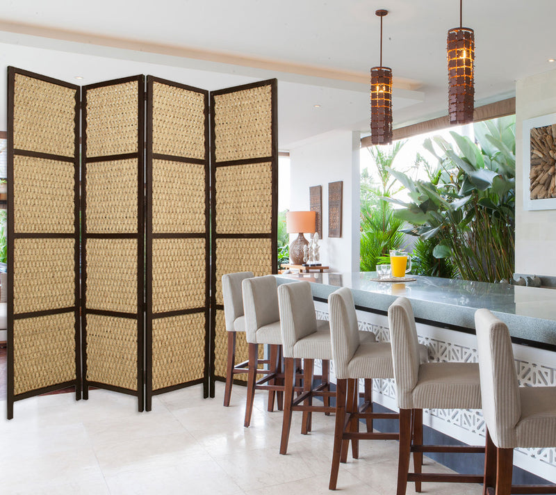 Screen Gems Braided Rope Screen 4 Panel-zoom-