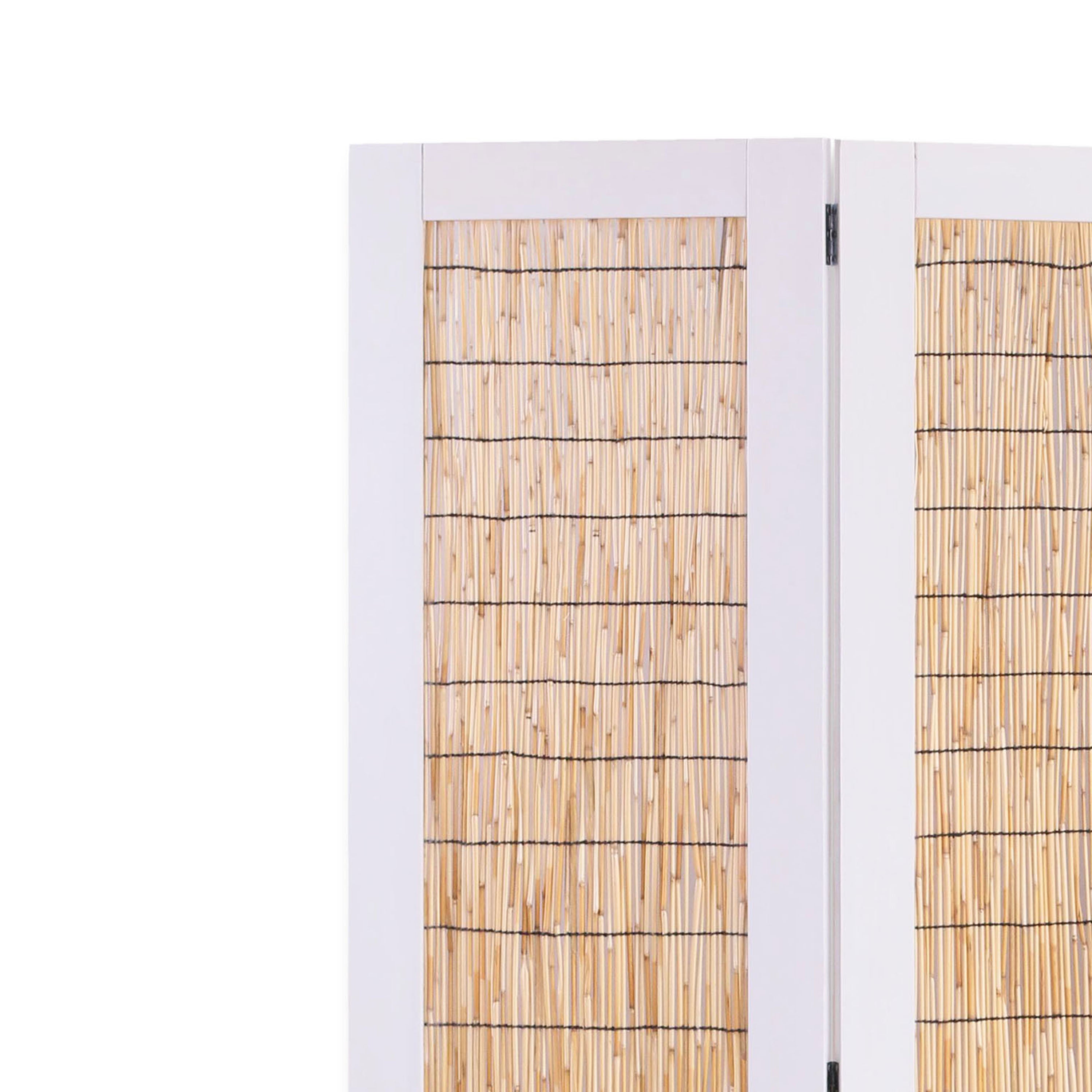 Screen Gems White Wicker Screen-zoom-5