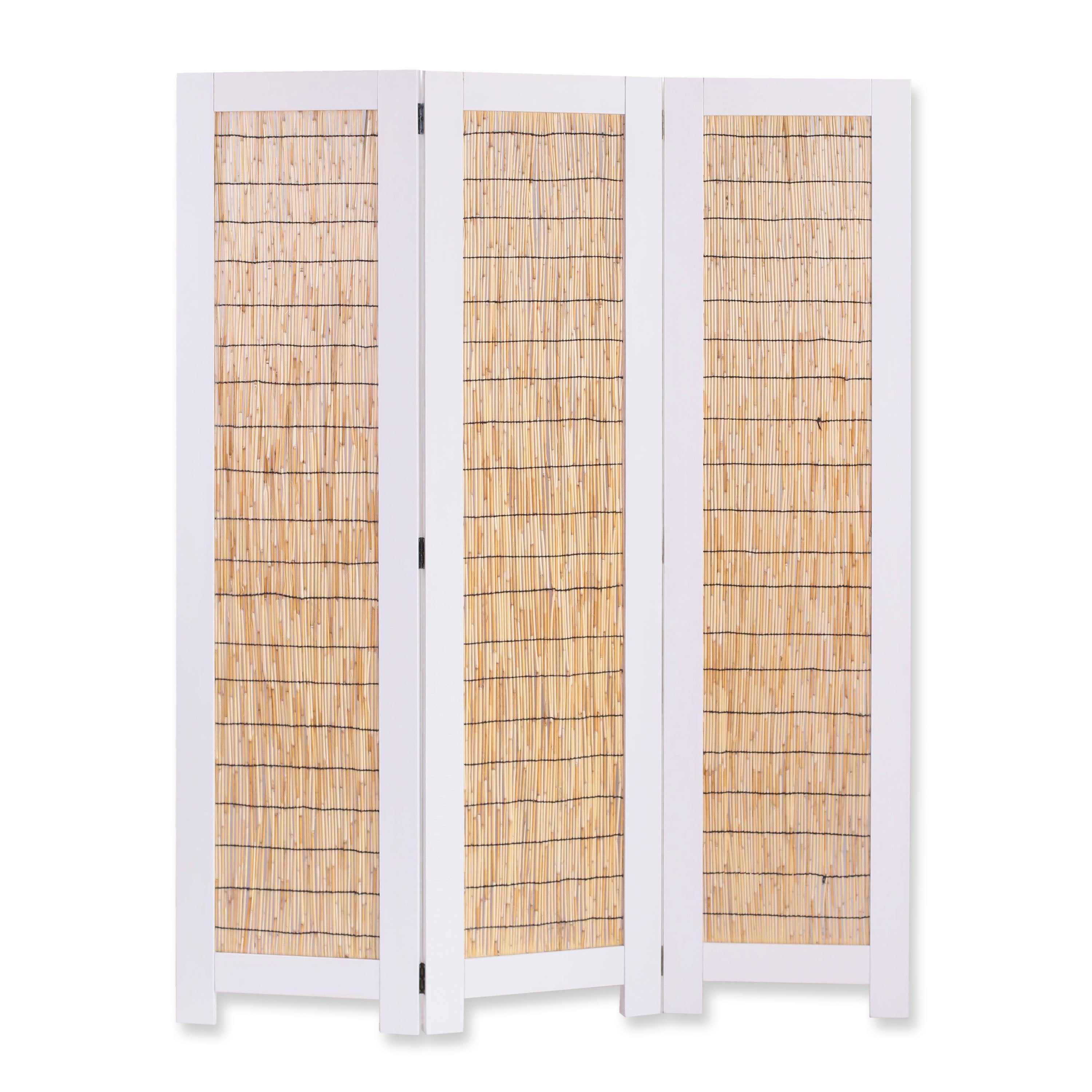 Screen Gems White Wicker Screen-zoom-4
