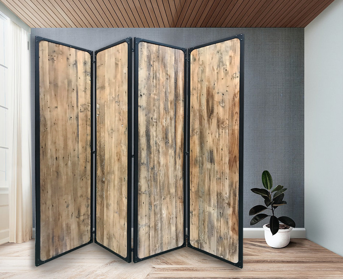 Screen Gems 4-Panel Delano Screen-zoom-2